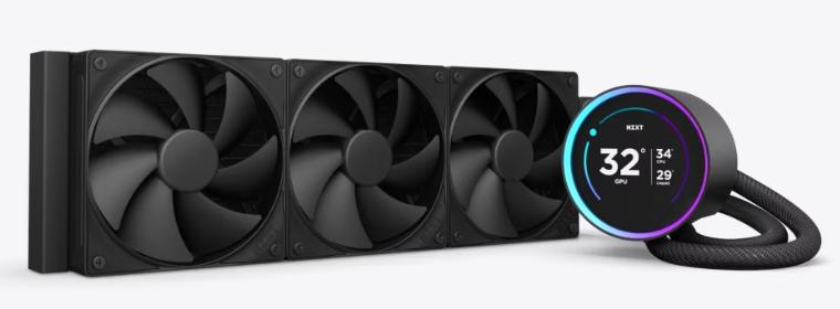 Enfriamiento Liquido Nzxt Kraken Elite 360 V2 Black 360mm Con Pantalla Led