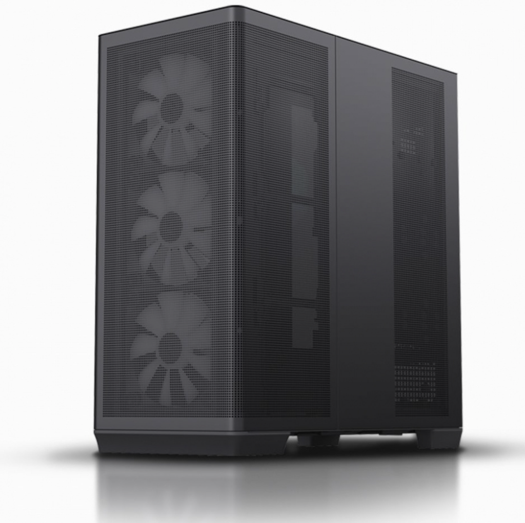 Gabinete APNX C1 con Ventana, Midi-Tower, ATX/Micro-ATX/Mini-ITX, USB 3.0, sin Fuente, 4 Ventiladores ARGB Incluidos, Negro