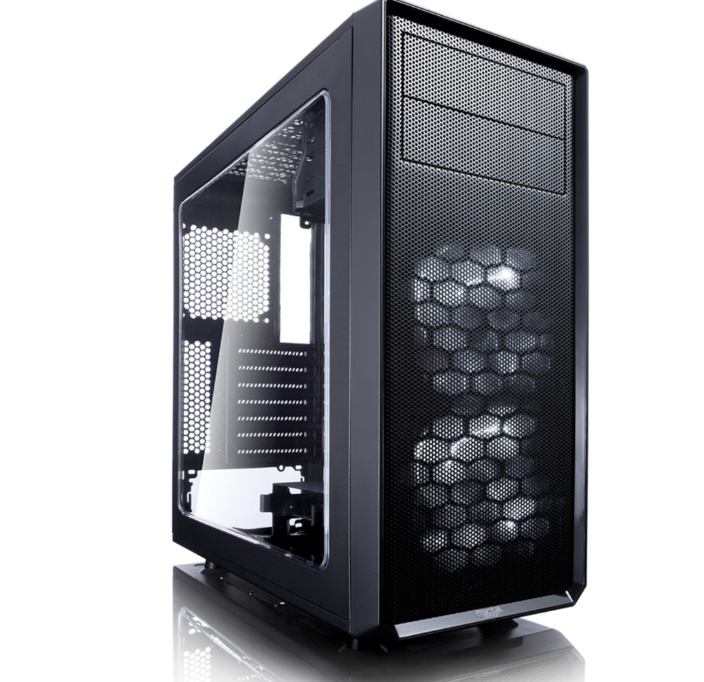 Gabinete Fractal Design Focus G, Midi-Tower, ATX/Micro-ATX/Mini-ITX, USB 2.0/3.0, sin Fuente, 2 Ventiladores Instalados, Negro