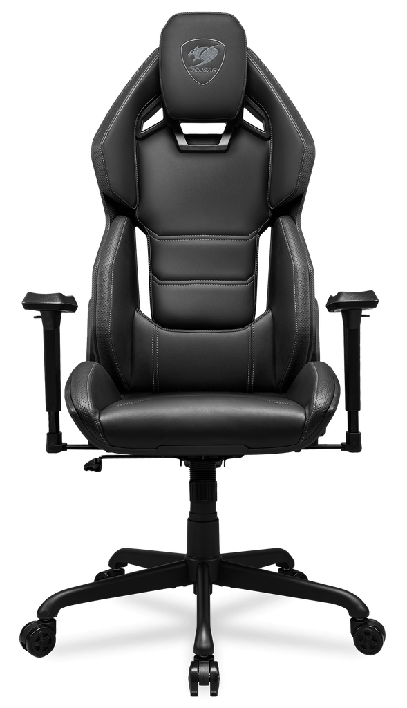 Silla Cougar Hotrod Black Cuero Sintetico 136kg