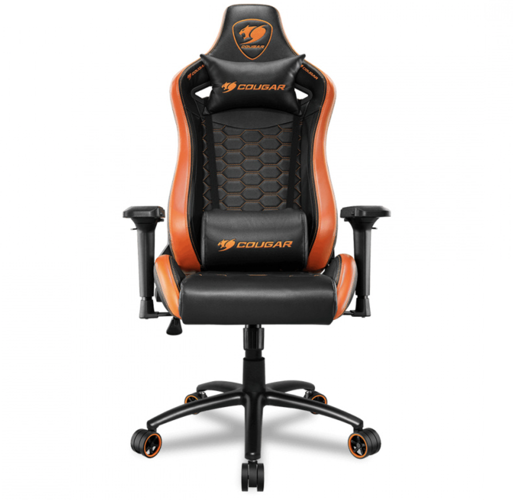 Cougar Silla Gamer Outrider S, hasta 120Kg, Negro
