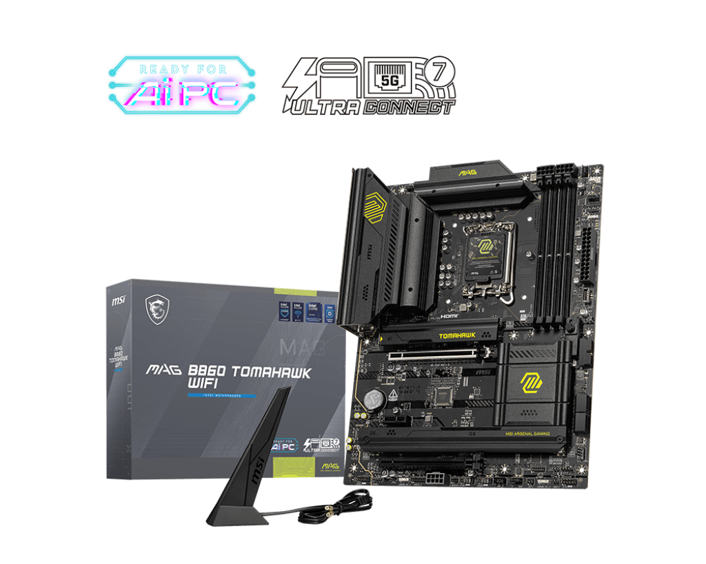 Mb Msi Mag B860 Tomahawk Wifi Lga 1851, Ddr5, 3x M.2, Atx