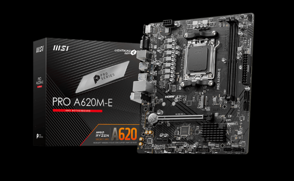Mb Msi Pro A620m-e 2x Ddr5 Maximum 128gb Atx