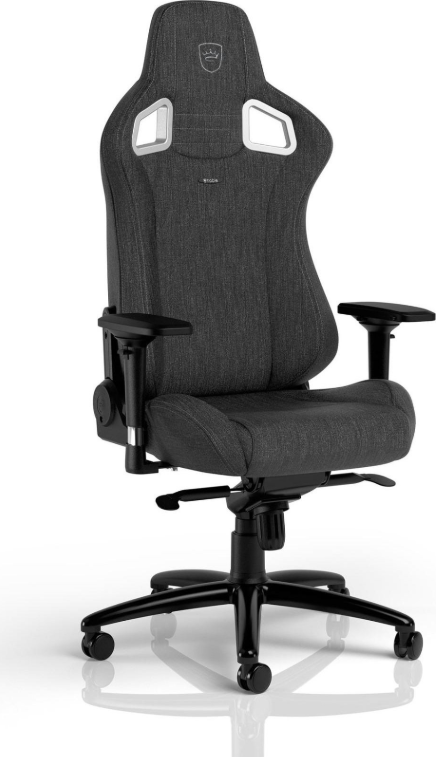 Silla Noblechairs Epic Tx Grey Tipo Lino 120kg
