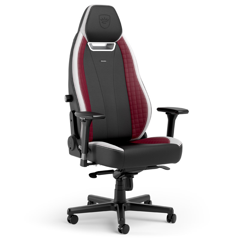 Silla Noblechairs Legend Black/ White/ Red Cuero Sintetico 150kg