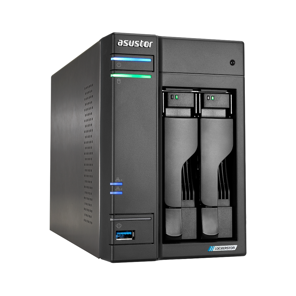 Nas Asustor Lockers2 G2 As6702t 2xsata3 6gb/s 3.5"/2.5"4xm.2nvme4gb Ddr4quadcore2.0ghz 2x2.5gbeterne
