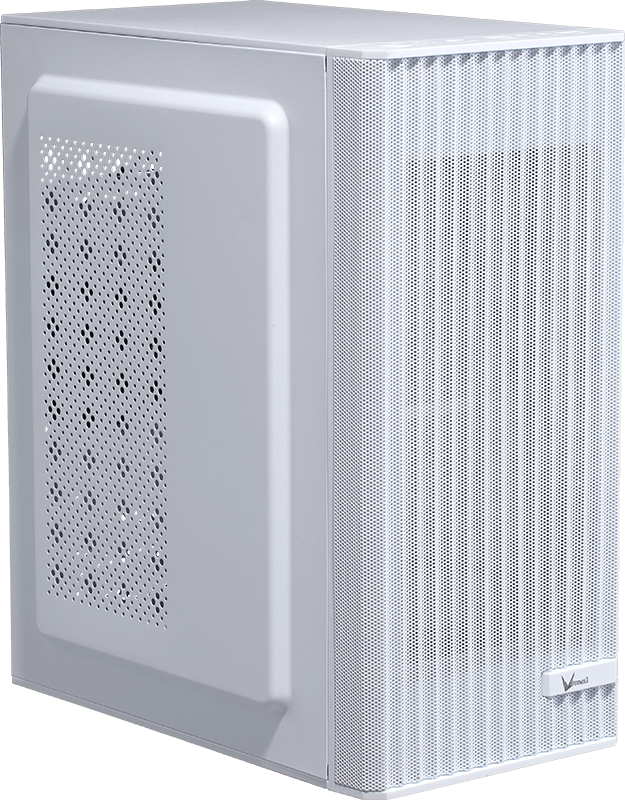 Gabinete Formula Air Mesh G1 White Mini Atx 1 Air Fan Black, 1 Usb Tipoc, 1 Usb 1.0