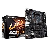 Mb Gigabyte A520 Amd S-am4 3a Gen/2xddr4 3200/hdmi/dvi/vga/4xusb 3.2/m.2/micro Atx/gama Basica