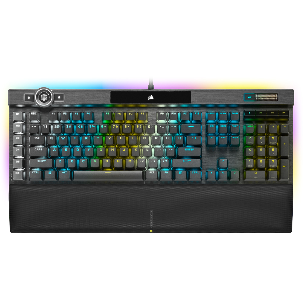 Teclado Corsair K100 Rgb /mecÁnico/ Led Rgb Retroiluminado/cherry Mx Speed /negro/ Teclas Pbt