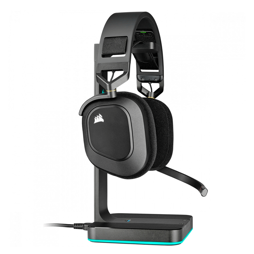 Audifonos Corsair Hrs80 /  Rgb / Inalambrico / Color Carbon / Gaming Ca-9011235-na