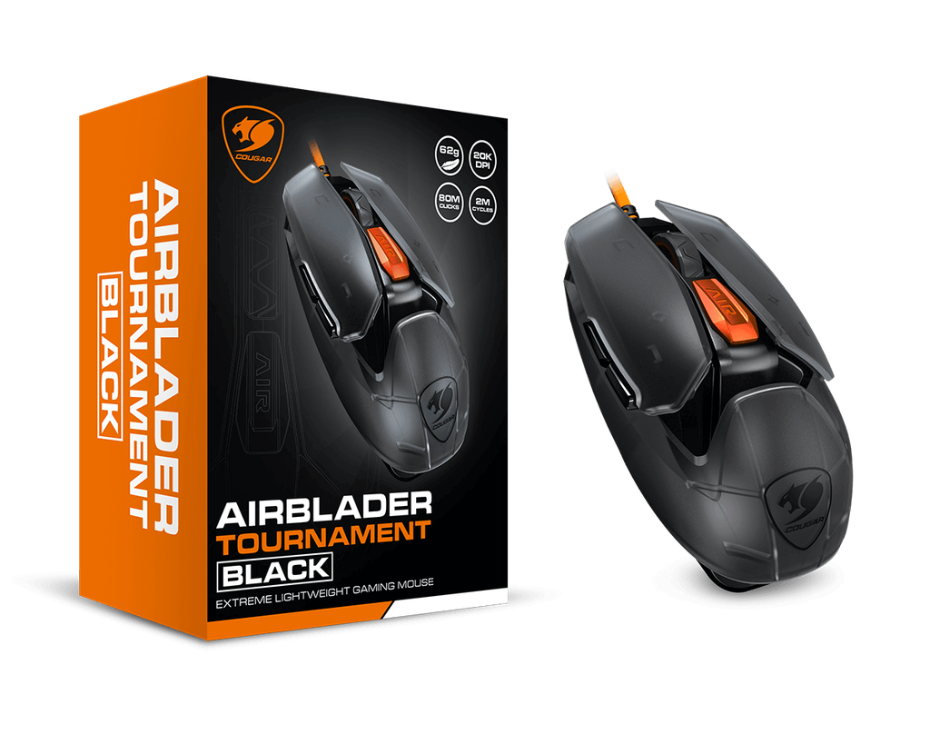 Mouse Cougar Airblader Tournament Negro