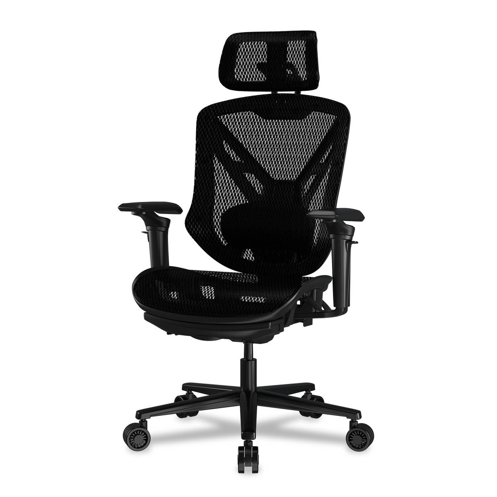 Silla Cougar Speeder Malla Ergonomica Reposapies Black 120kg