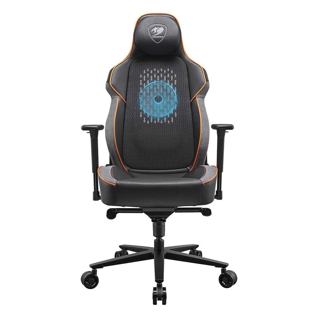 Silla Cougar Nxsys Aero Black Ergonomica Malla / Cuero Sintetico 160kg
