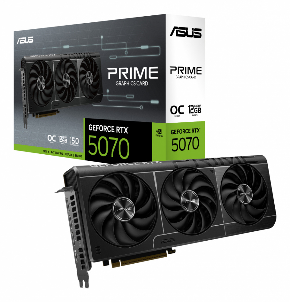 Tarjeta de Video ASUS NVIDIA GeForce RTX 5070 OC Edition, 12GB 192-bit GDDR7, PCI Express 5.0