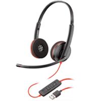 Diadema Hp Poly 8x228a6 Blackwire C3220/ Alambrica Binaural Usb-a Usb-c Reduccion De Ruido Con