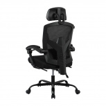 Silla Gamer Balam Rush Bolt Nou B / Tela Nylon Transpirable / Reposapies Acojinado / Inclinacion