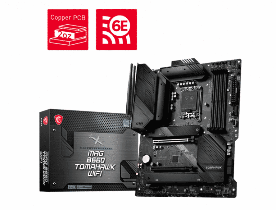 Tarjeta  Madre MSI Atx Mag B660 Tomahawk Wifi Socket 1700 Intel B660 128gb Ddr5