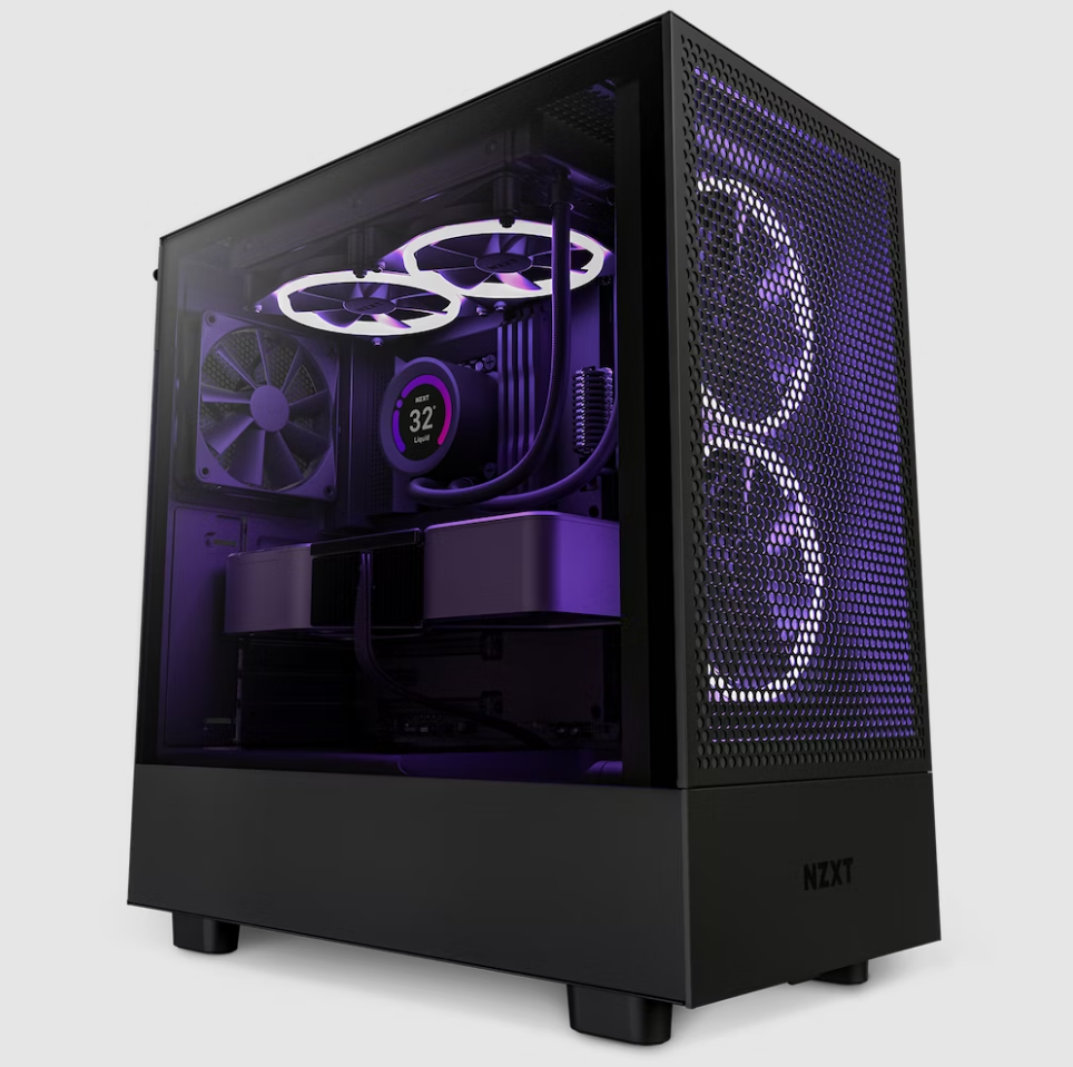 Gabinete Nzxt H5 Flow Compact Negro, Atx