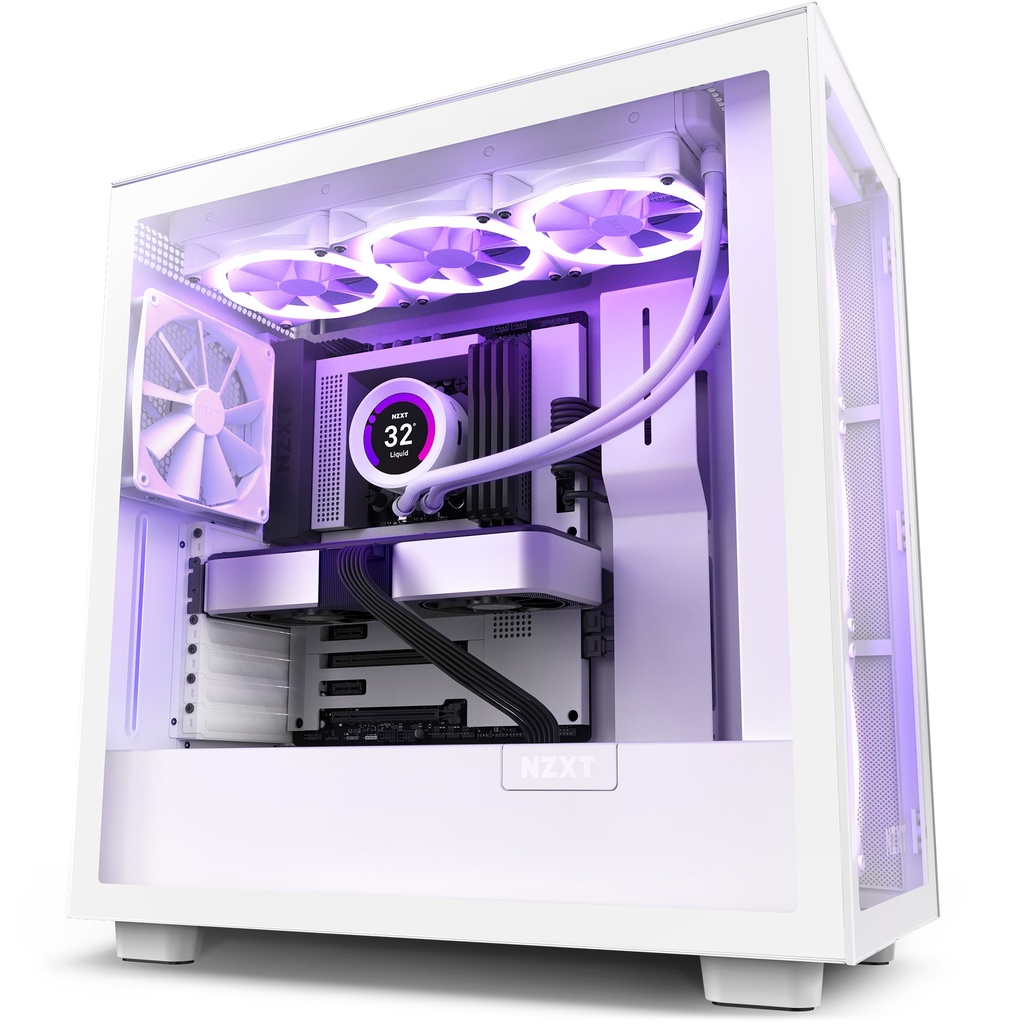 Gabinete Nzxt H7 Elite Blanco, Atx
