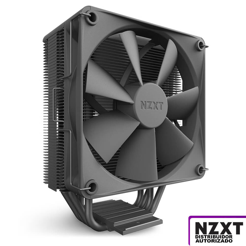 Disipador De Aire Cpu Nzxt T120 /negro /tubos De Cobre /comp/amd Am5,int.1700 / Gamer