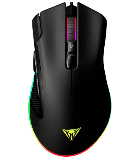 MOUSE PARA GAMING PATRIOT VIPER V551 RGB 12000DPI OPTICO 8 BOTONES PV551OUXK