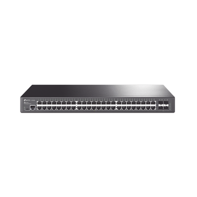 Switch Omada Sdn Administrable / 48 Puertos Gigabit Y 4 Puertos Sfp / Funciones Sflow, Qinq Y Qos / Administración Centralizada Omada