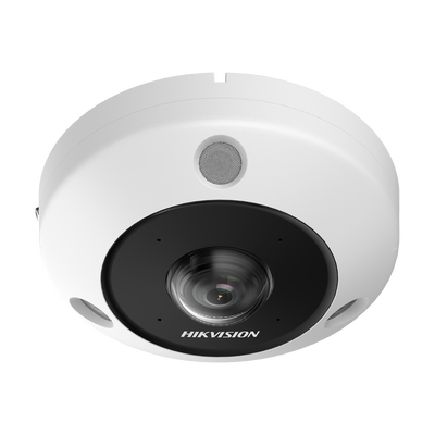 Fisheye Ip 12 Megapixel / 180° - 360° / Dewarping / Lente Inmervision / Heat Map / Heop 2.0 / Conteo De Personas / Ip67 / Ik10 / 15 Mts Ir / Entrada Y Salida De Audio Y Alarma / Múltiples Vistas / Micrófono Integrado