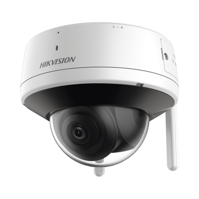 Domo Ip 2 Megapixel / Lente 2.8 Mm / 30 Mts Ir / Exterior Ip66 / Wi-fi / Wdr 120 Db / H.265+ / Micrófono Y Bocina Interconstruido / Microsd