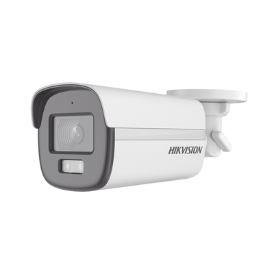 [colorvu] Bala Turbohd 3k (5 Megapixel) / Lente 3.6 Mm / Micrófono Integrado / Imagen A Color 24/7 / Luz Blanca 40 Mts / Exterior Ip67 / Dwdr / 4 Tecnologías / Metal
