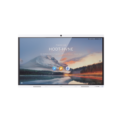 Huawei Ideahub B2, Pantalla Interactiva Para Colaboración Inteligente, 86", 4k Uhd, Android 9, Wi-fi, Blanco Jade.