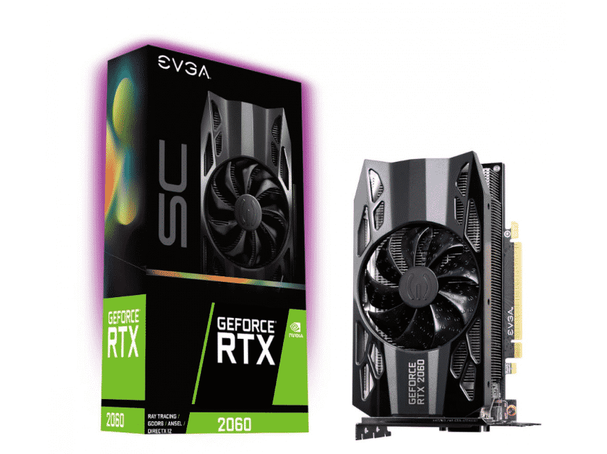Tarjeta   De Video EVGA Nvidia Geforce RTX 2060 SC 6gb Gddr6  06g-p4-2062-kr