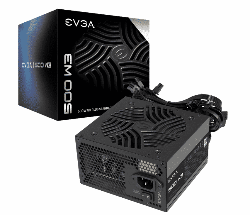 Fuente  De Poder EVGA 500 W3 80 Plus White  Atx 500w 100-w3-0500-k1
