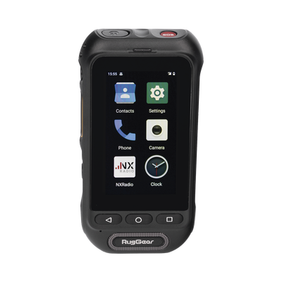 Ruggear Radio Poc Lte, Ip68 Resistente Al Agua, Pantalla Táctil 3", Compatible Con Nxradio Y Tassta