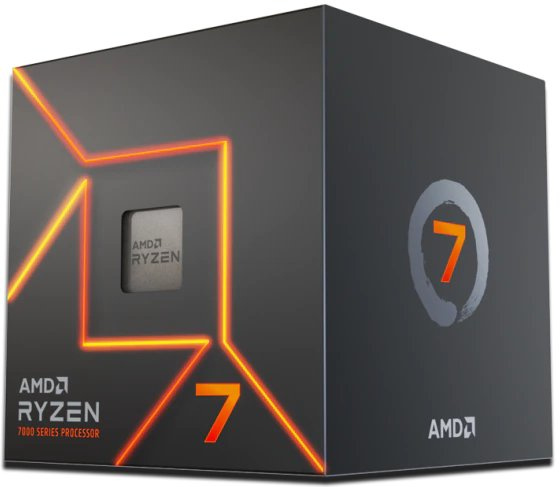 Procesador AMD Ryzen 7 7700 con AMD Radeon Graphics, Socket AM5, 5GHz, 8 Núcleos, 32MB Caché - Incluye Disipador (openbox)
