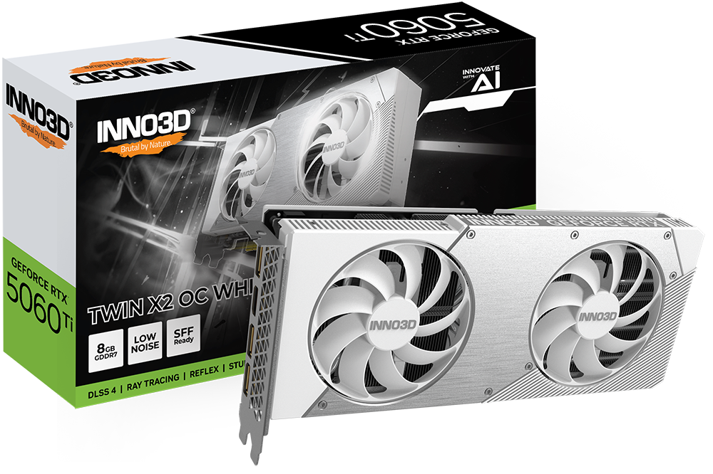 Tarjeta de Video  Inno3d Geforce Rtx 5060ti X2oc White 8gb