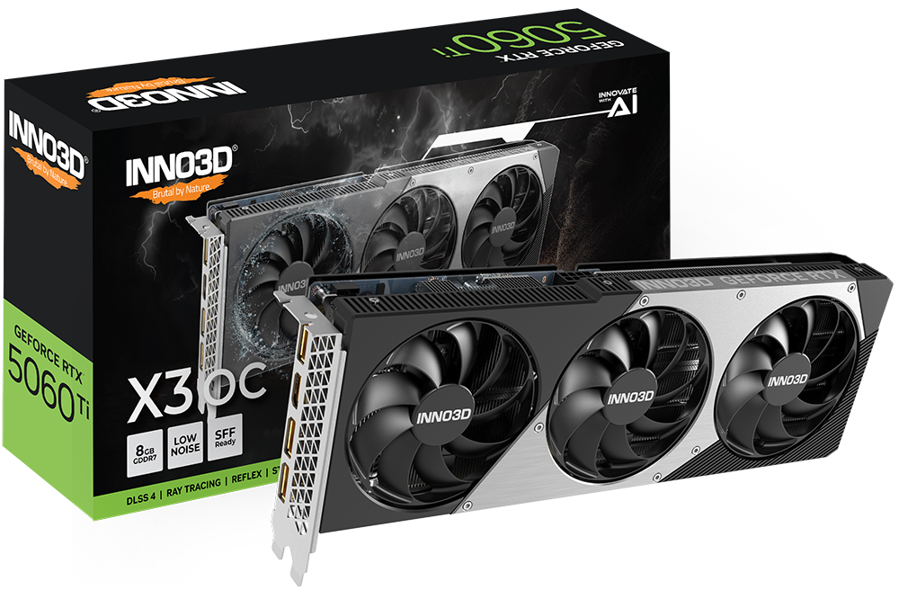 Tarjeta de Video Inno3d Geforce Rtx 5060ti X3oc 8gb