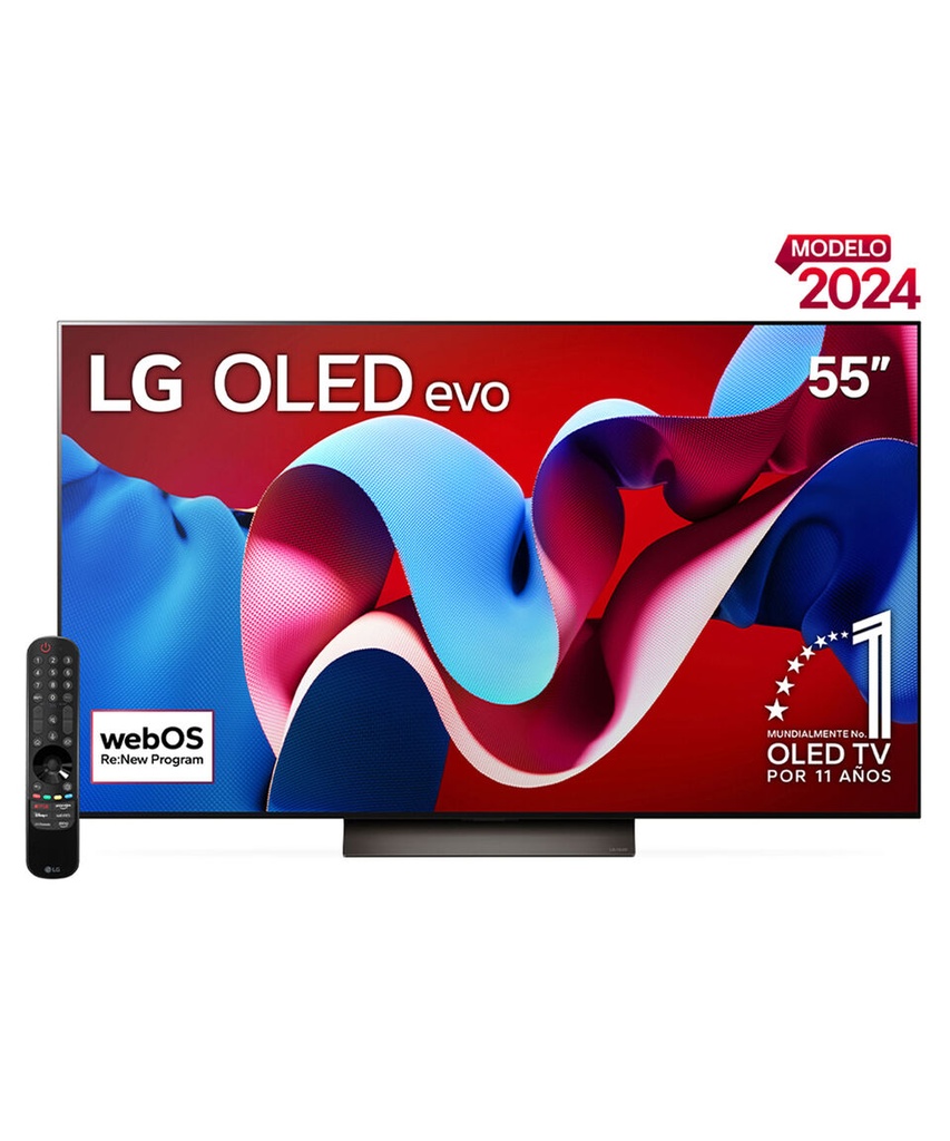 Tv 55" Lg Oled Evo Ai C4 Alpha 9 Ai/120hz/dolby Atmos/hdr10/hlg/gaming Nvidia G-sync 144hz/freesync