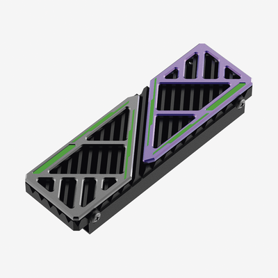 Disipador De Calor Para Ssd M.2 / Aleación De Aluminio / Fácil De Instalar / Compatible Con Computadoras De Escritorio Y Ps5