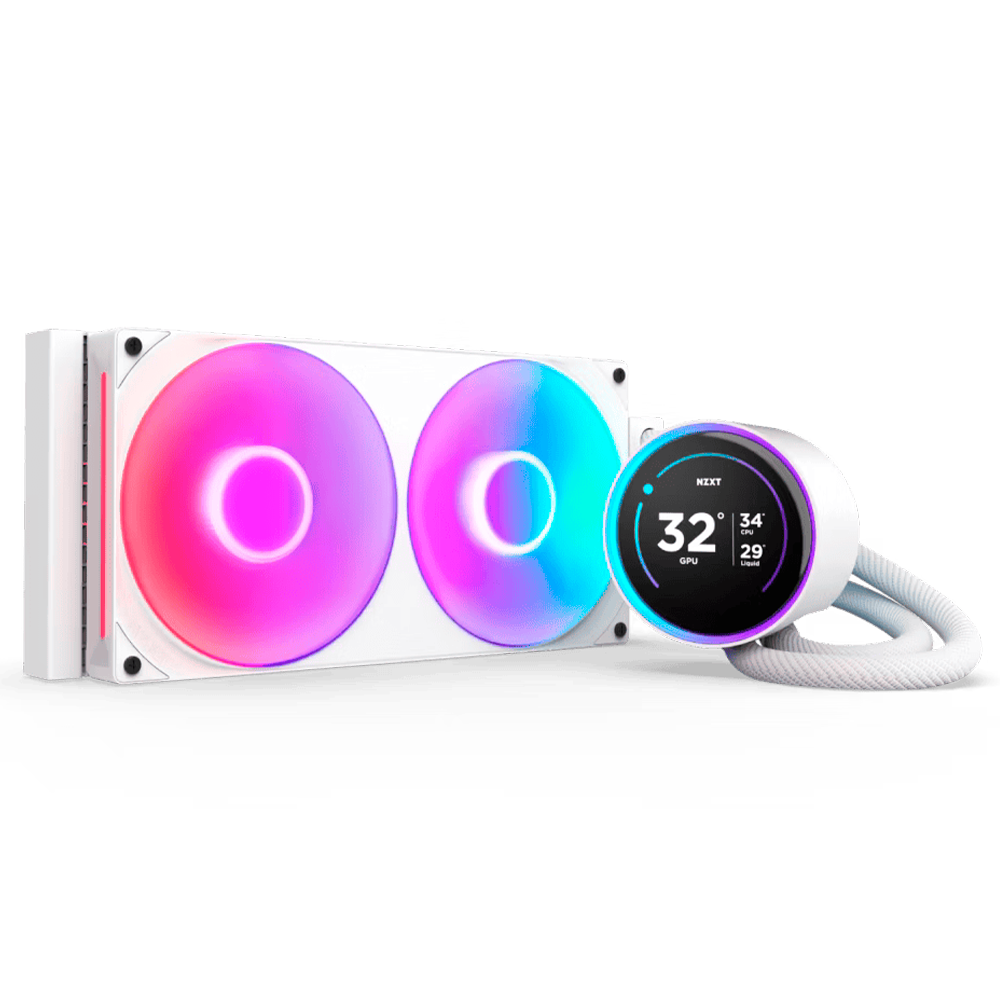 Disipador De Enfriamiento Liquido Nzxt Kraken Elite 280 Rgb Blanco