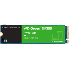 Unidad De Estado Solido Ssd Interno Wd Green Sn350 1tb M.2 2280 Nvme Pcie Gen3 Lect.2400mbs