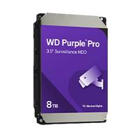 Disco Duro Interno Wd Purple Pro 8tb 3.5 Escritorio Sata3 6gb/s 256mb 7200rpm 24x7 Ia Dvr Nvr 1-16