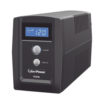 Ups De 750 Va/300 W, Topología Línea Interactiva, Entrada 120 Vca Nema 5-15p, Y 6 Salidas Nema 5-15r, Con Regulador De Voltaje (avr)