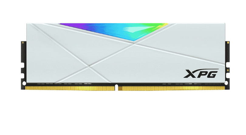 Kit      Memoria Ram XPG Spectrix D50 RGB White Ddr4, 3200mhz, 16gb (2 X 8gb) Ax4u32008g16a-dw50