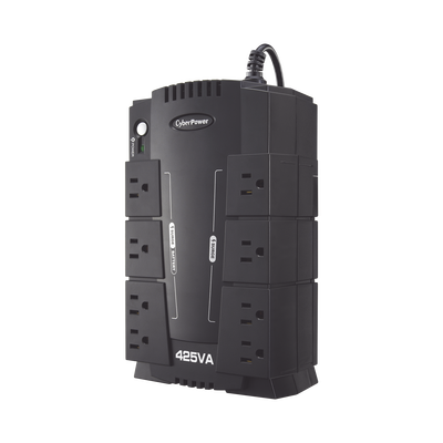Ups De 425 Va/255 W, Topología Standby, Entrada 120 Vca Nema 5-15p, Tipo Gabinete Compacto, Con 8 Tomas Nema 5-15r