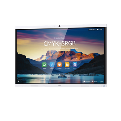Huawei Ideahub B3, Pantalla Interactiva Para Colaboración Inteligente, 65", 4k Uhd, Harmony, Wi-fi 6, Seguimiento De Voz, Byom, Administración Desde La Nube Gratis, Blanco Jade