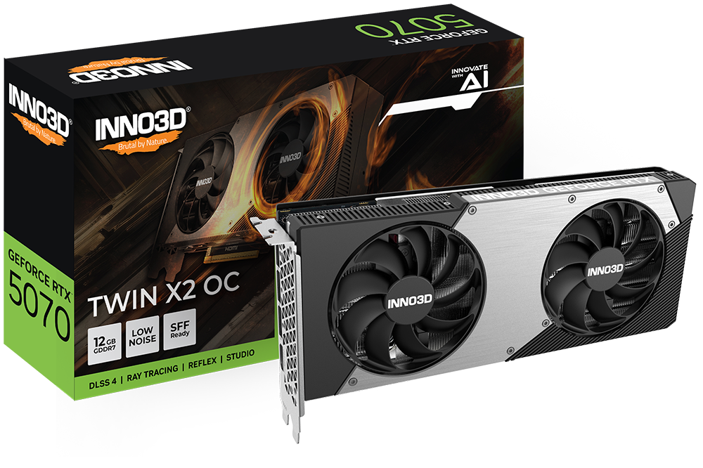 Gpu Inno3d Geforce Rtx 5070 Twin X2 Oc