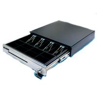 Cajon De Dinero Ec Line Ec-cd-100-p, Negro, Compartimientos 5 Billetes - 8 Monedas, Rodamiento,