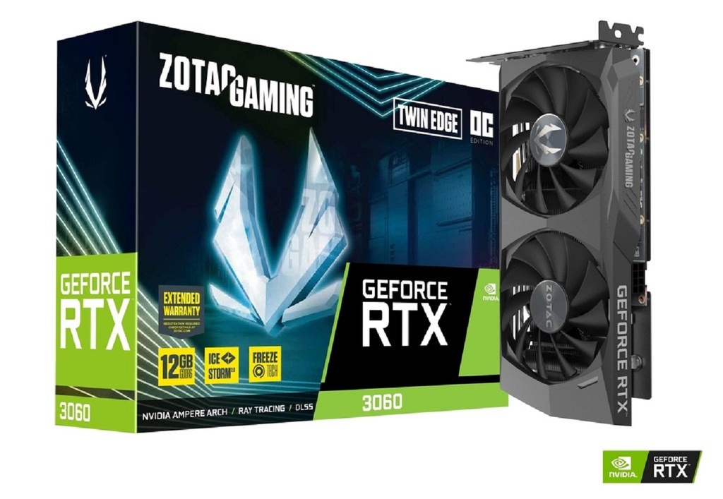 Tarjeta de Video Zotac Gaming Geforce Rtx 3060 Twin Edge Oc 12gb Gddr6