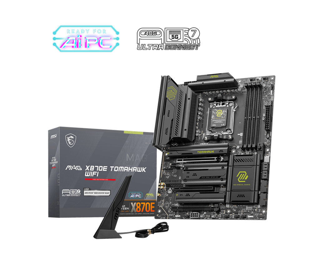 Tarjeta Madre Msi Mag X870e Tomahawk Wifi Ddr5 Amd X870e Atx