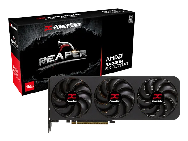 Tarjeta de Video Power Color Reaper Amd Radeon Rx 9070 Xt 16gb Ddr6